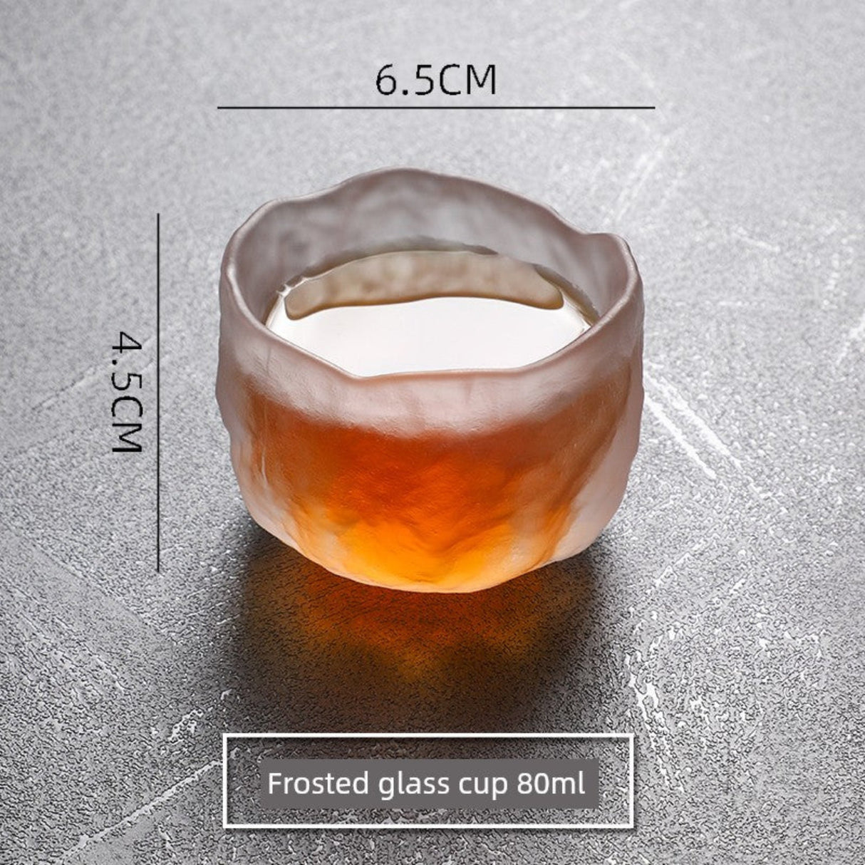 Elegant Frosted Japanese Glass Tea Cup – Single Serve Delight Julia M Home & Kitchen