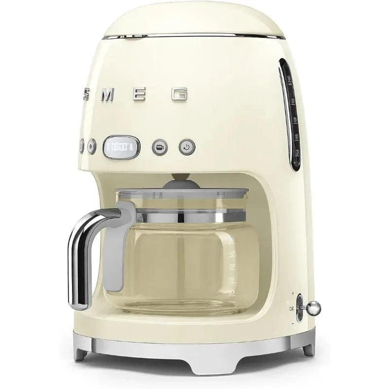 SMEG 50's Retro Drip Coffee Machine with 10-Cup Carafe and Auto Start Julia M LifeStyles