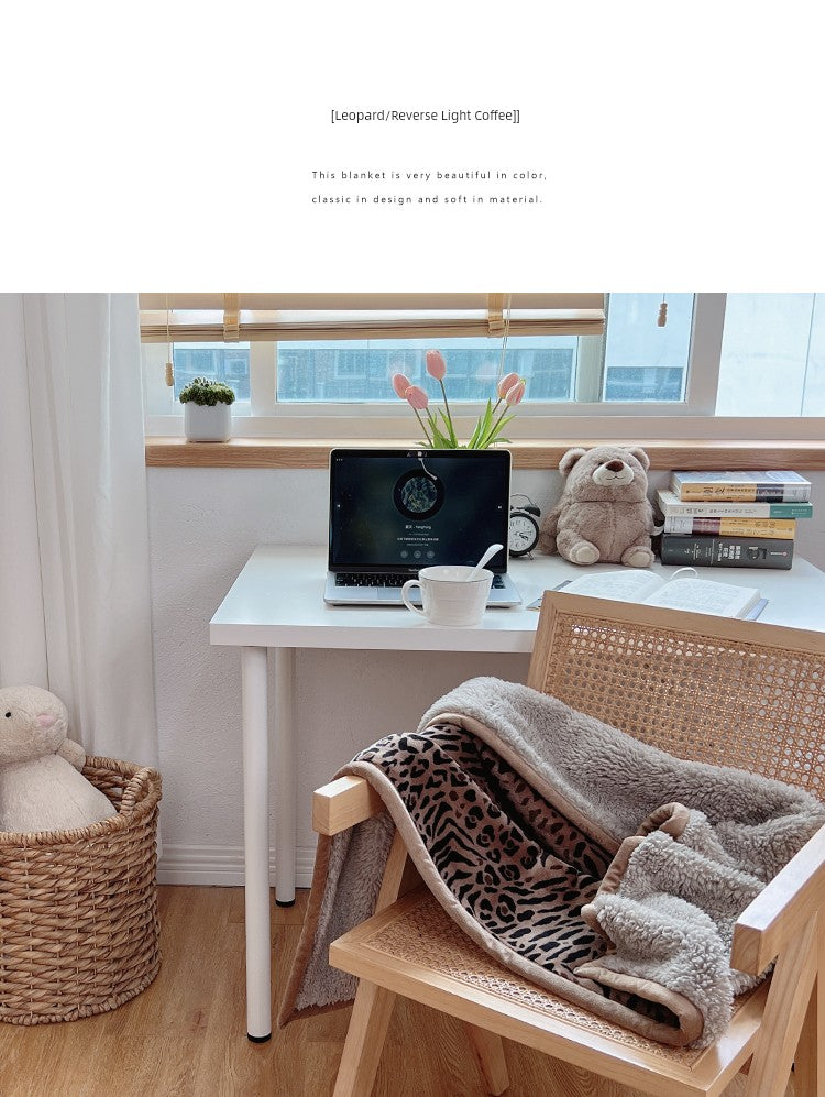 Scandinavian Winter Luxe Coral Fleece Throw Blanket Julia M LifeStyles