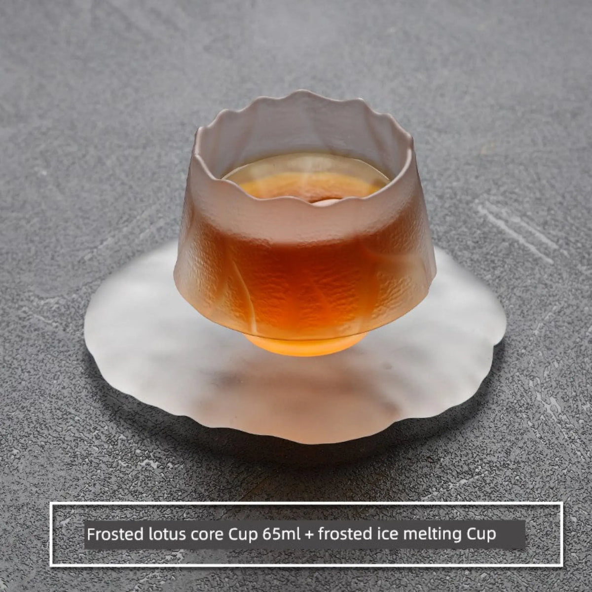 Elegant Frosted Japanese Glass Tea Cup – Single Serve Delight Julia M Home & Kitchen