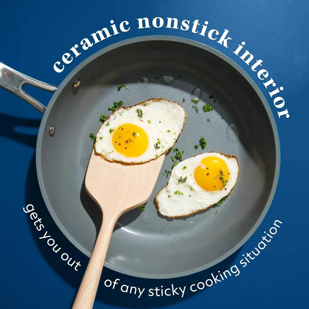 Kitchen Essentials 10-Piece Non-Toxic Titanium Ceramic Cookware Set Julia M LifeStyles