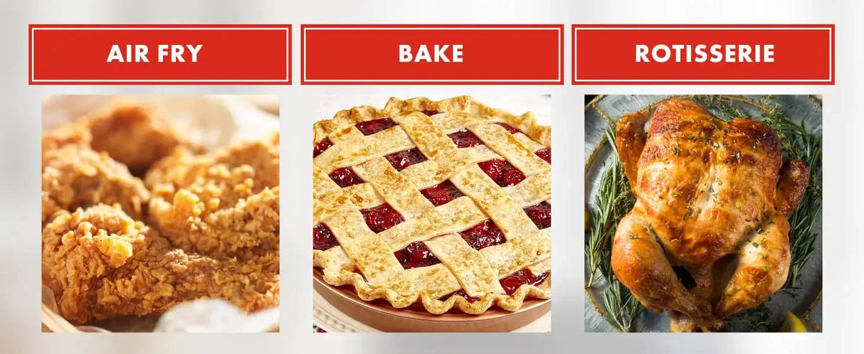 Emeril Lagasse Extra Large French Door Air Fryer Toaster Oven Combo, 24 Cooking Functions and Digital Controls, 7 Accessories In Julia M Home & Kitchen