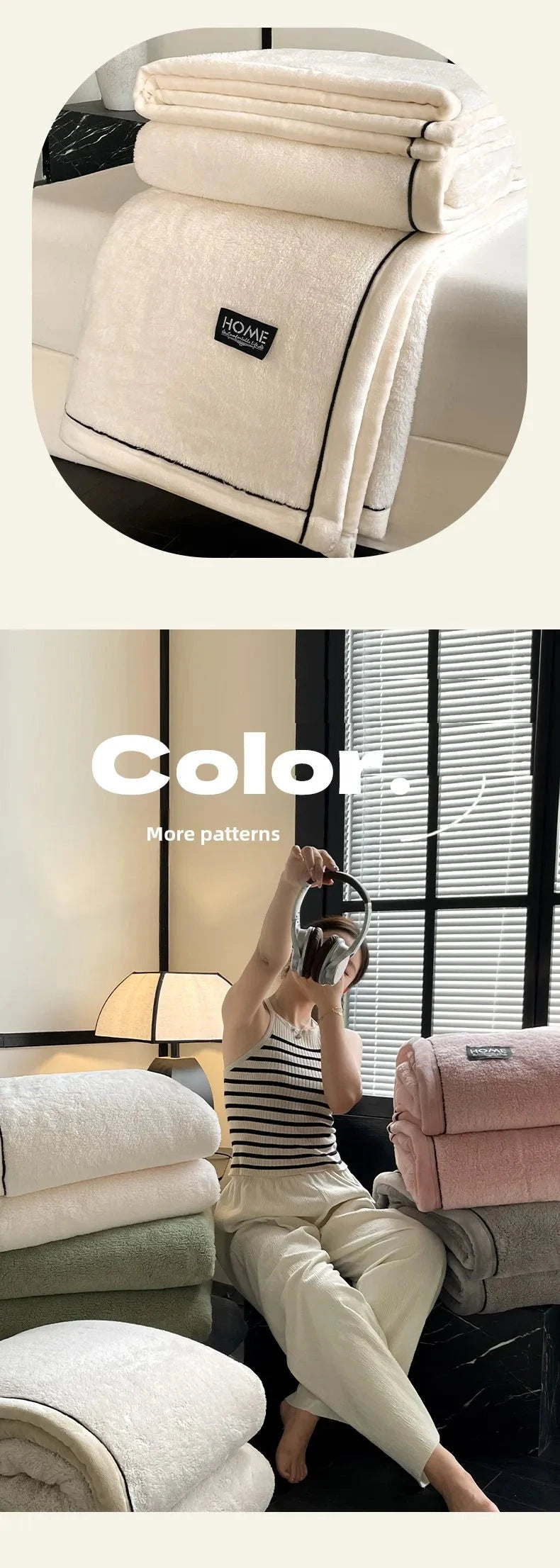 Plush Coral Fleece Winter Blanket for Ultimate Comfort Julia M LifeStyles