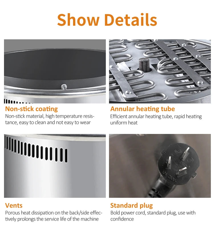 Electric Multifunction Crepe Maker Commercial Non Stick Pancake Pan Cake Crepe Maker Julia M LifeStyles