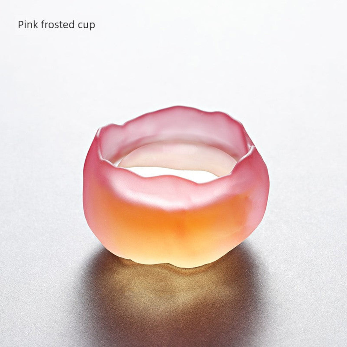 Frosted Japanese Glass Tea Cup – Elegant Single Serve Teacup - Julia M LifeStyles