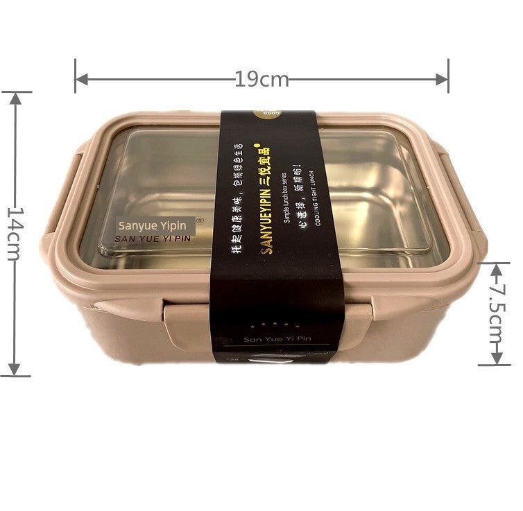 Rectangular Student Stainless Steel Divider Japanese Lunch Box Julia M LifeStyles