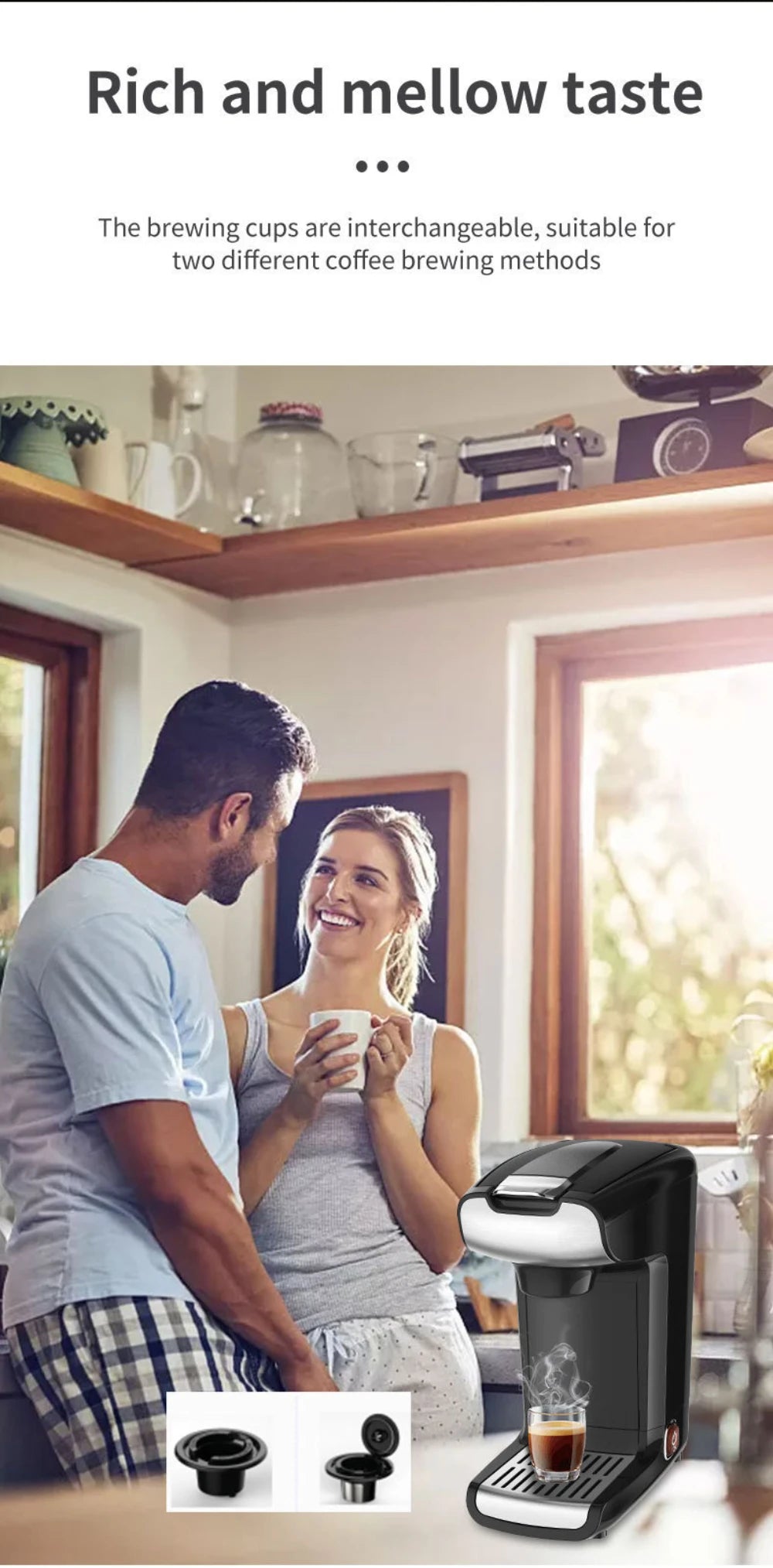 Home 300Ml American Capsule Coffee Machine, Office Small Concentrated Drip Electric Coffee Machine, 750W Julia M LifeStyles