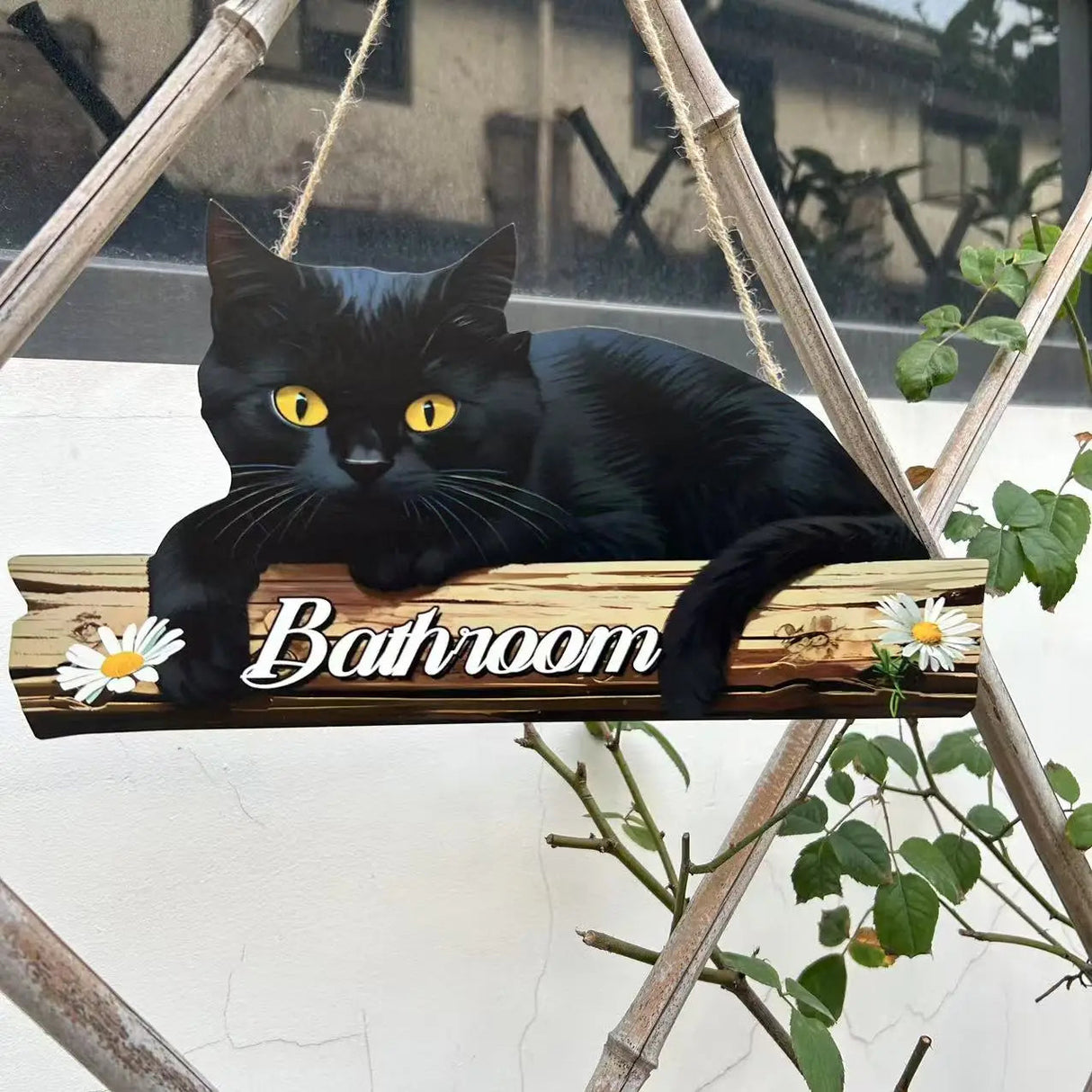 Wooden Inspirational Hanging Wall Art with Rope for Home Decor Julia M LifeStyles