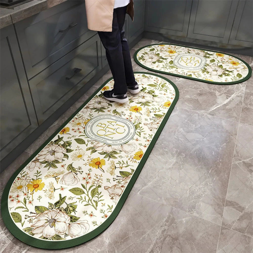 Super Absorbent Anti-Slip Kitchen & Bathroom Mat Julia M LifeStyles