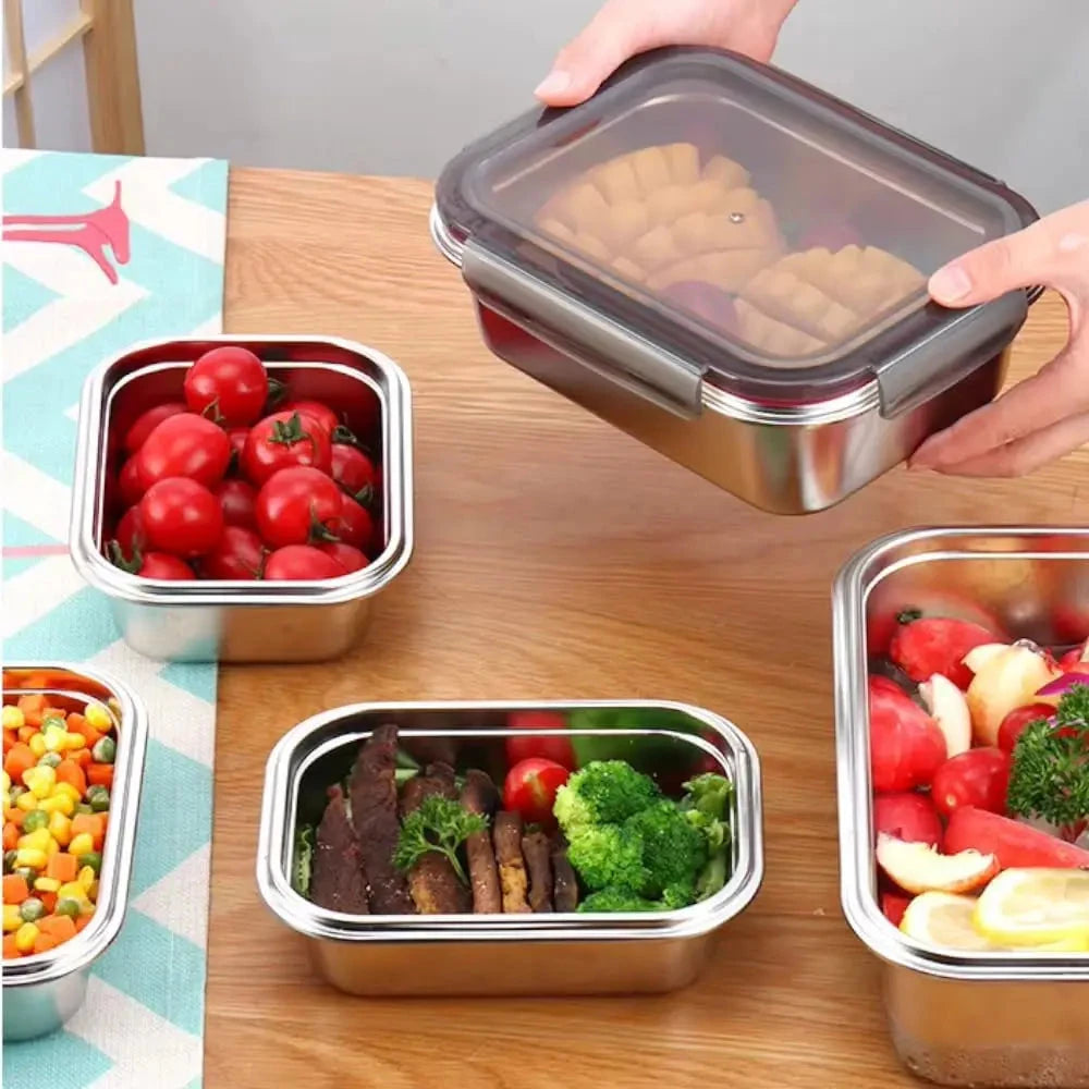 Bento Lunch Boxes adults,Kitchen Organizers Camping Airtight Tupper Lunchbox Food Side Dish Taper Meal Prep Storage Containers Julia M LifeStyles