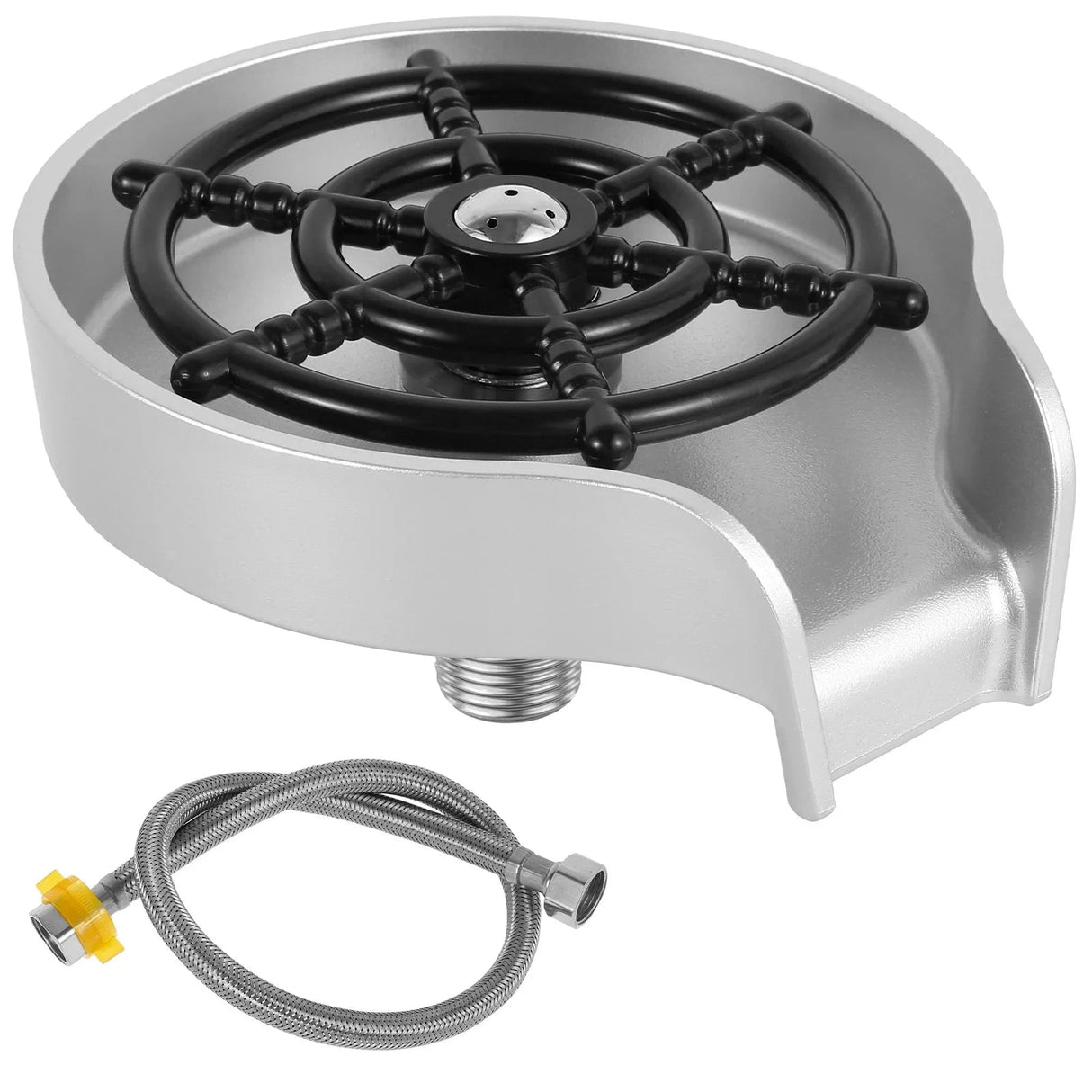 Faucet Glass Rinser ABS High Pressure Glass Cup Washer 360° Rotating High Efficiency Bottle Washer Kitchen Sink Accessories Julia M LifeStyles