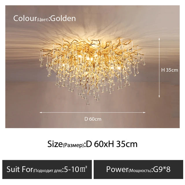 The Aurelia Crystal Cascade™ Chandelier
