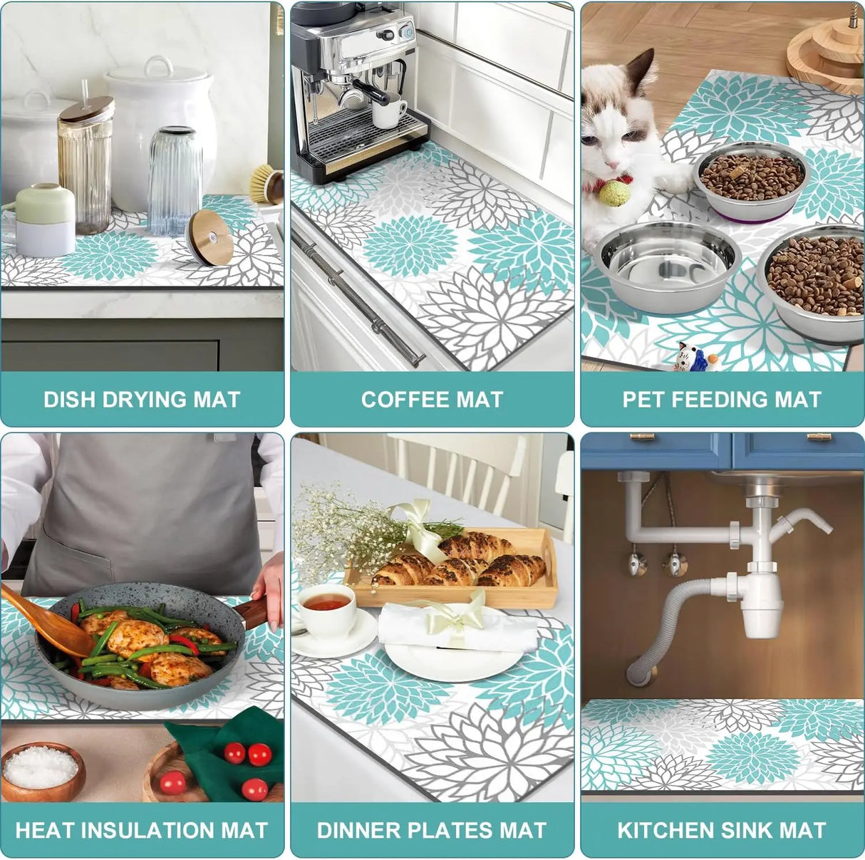 Coffee Machine Mat Waterproof Drain Pad