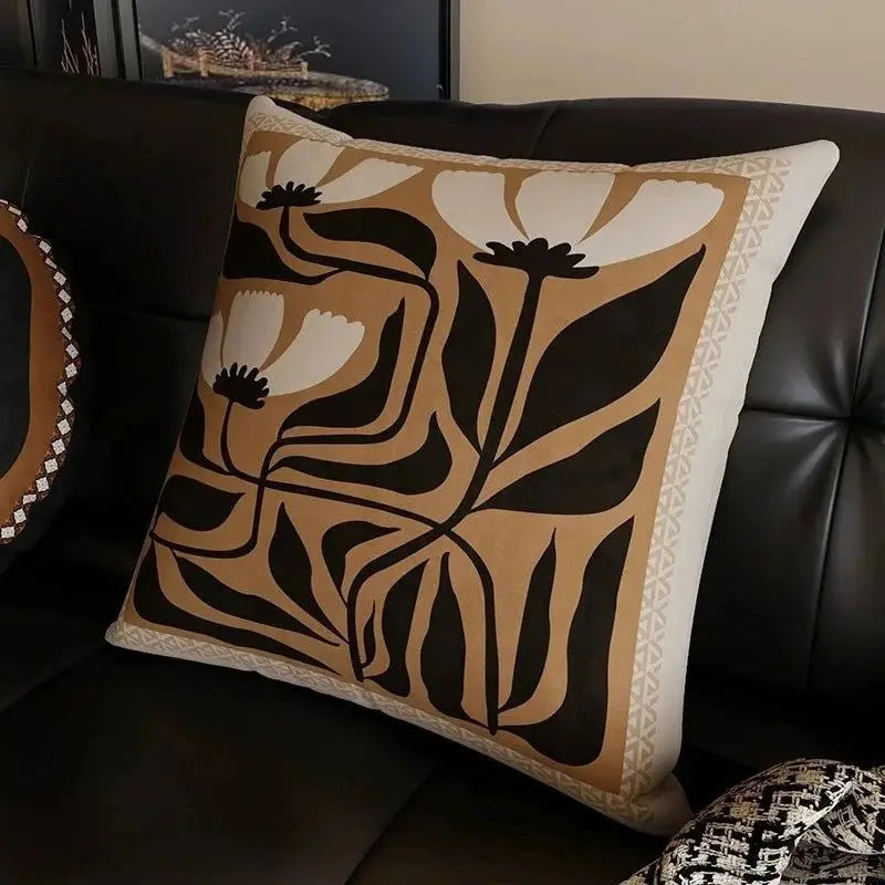 Nordic Vintage Series 45x45cm Pillows Case Living Room Sofa High-end Decoration Balcony Bay Window Office Seat Back Cushion - Julia M LifeStyles