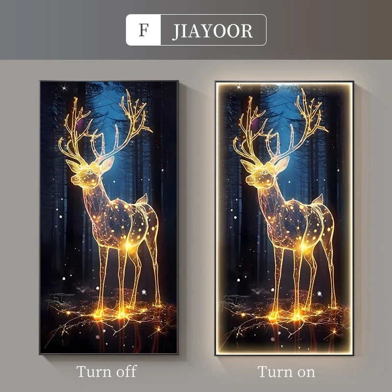 Luxury LED Crystal Porcelain Wall Lamp