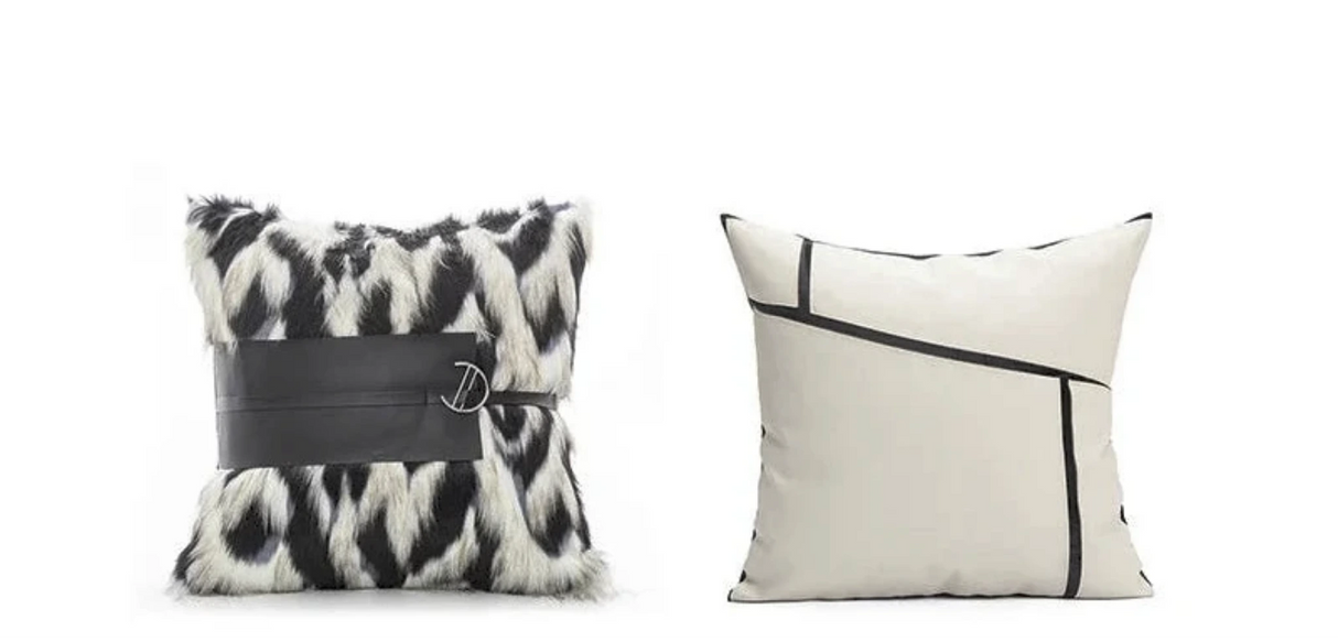 Elegant Plush Throw Pillow Cover for Cozy Living Spaces