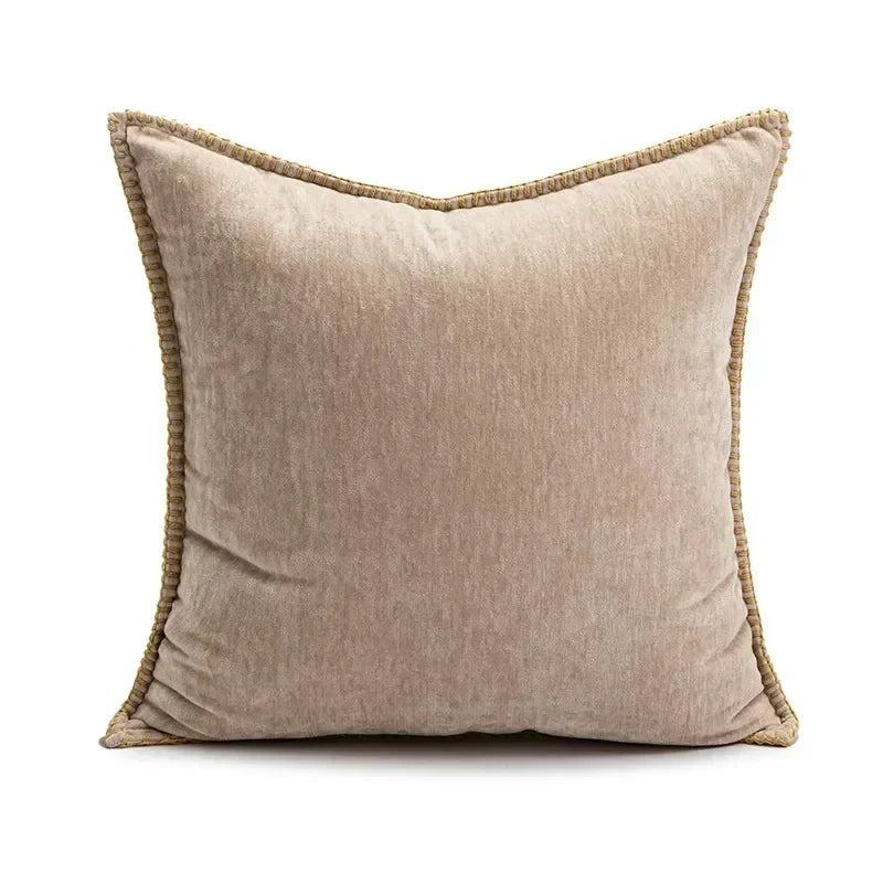 Brown coffee Modern Simplicity Pillow Covers Decorative Nordic Light Luxury Pillow Case 45*45 Jacquard Living Room Pillowslip Julia M Home & Kitchen