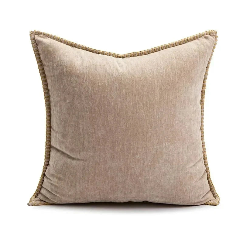 Brown coffee Modern Simplicity Pillow Covers Decorative Nordic Light Luxury Pillow Case 45*45 Jacquard Living Room Pillowslip Julia M Home & Kitchen