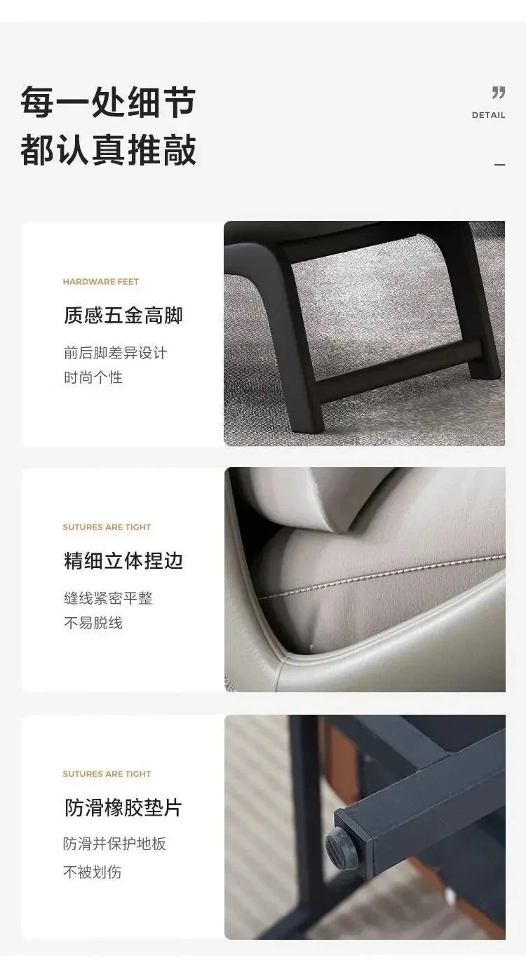 Scandinavian Single Modern Minimalist Balcony Living Room Couch Julia M LifeStyles