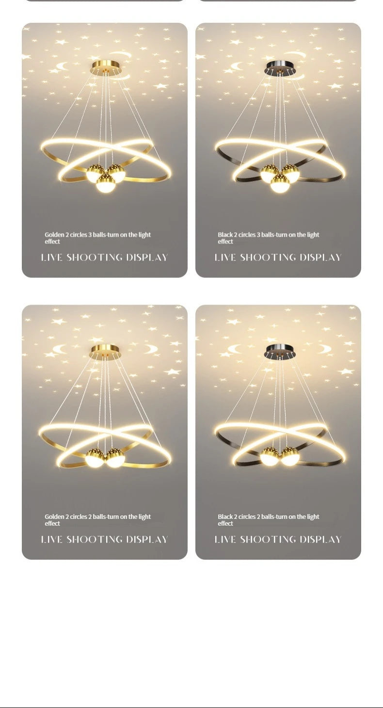 Starry Sky Ceiling Pendant Lamp