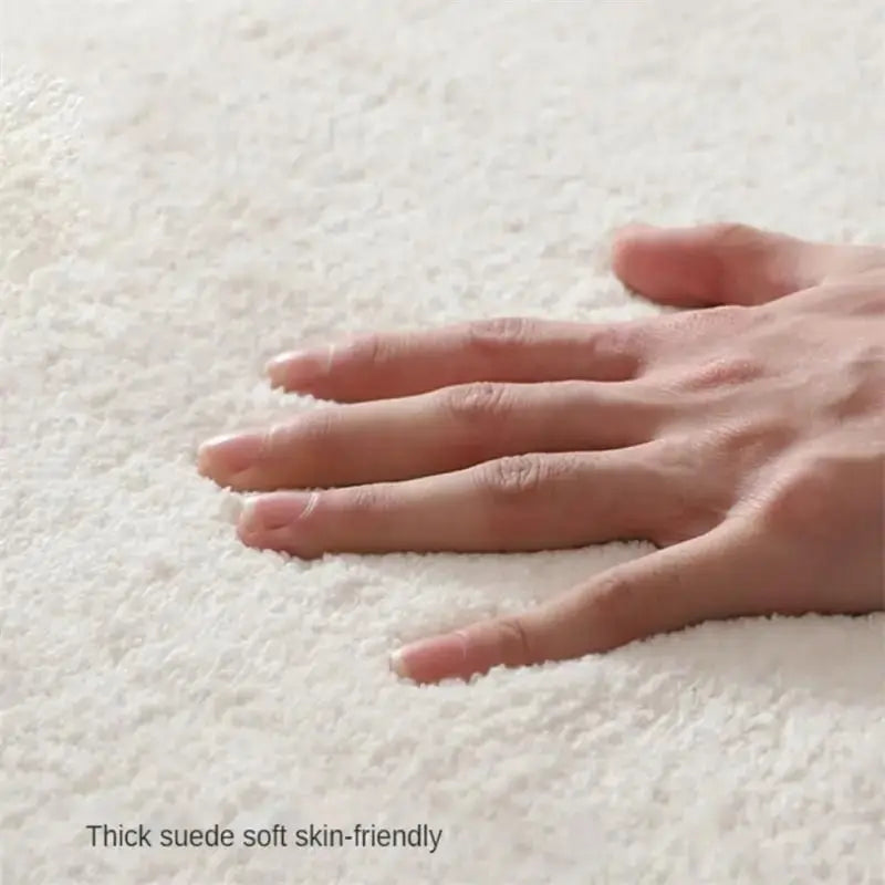 Imitation Cashmere Bedside Carpet - High-End Comfort for Every Room