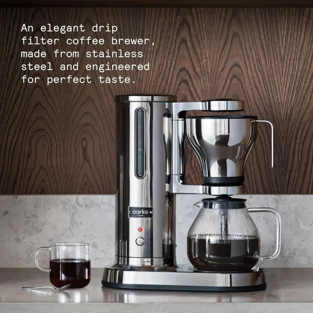 Aarke 10-Cup Electric Drip Coffee Maker with Automatic Drip-Stop Julia M LifeStyles