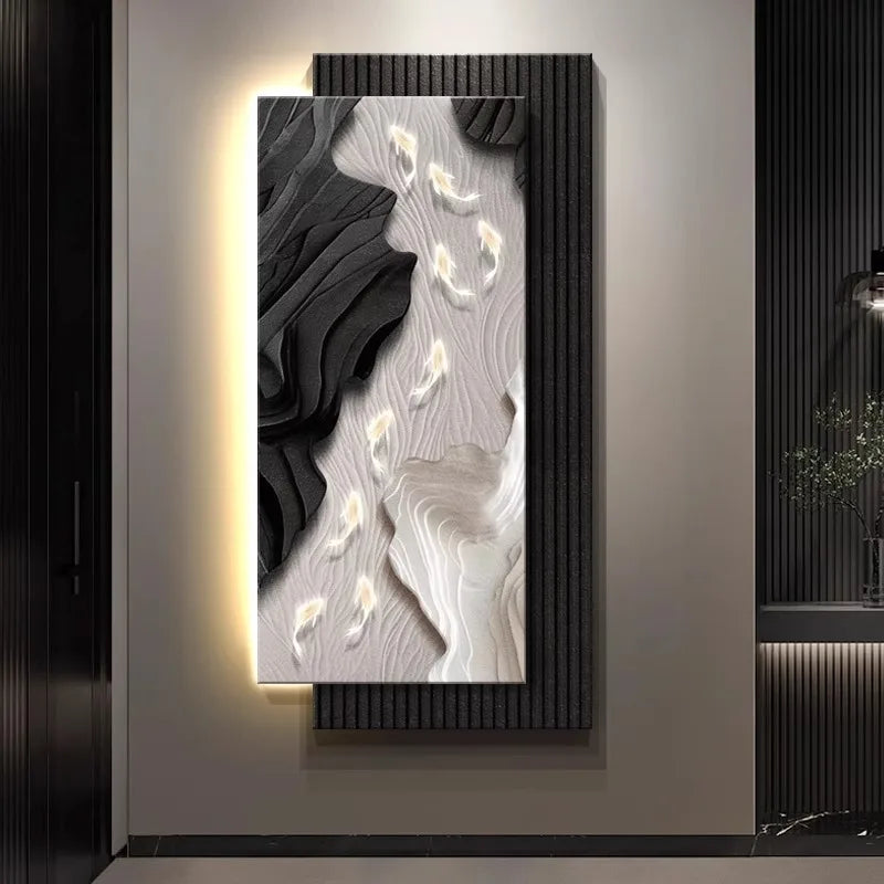 Koi Fish LED Light Wall Lamp