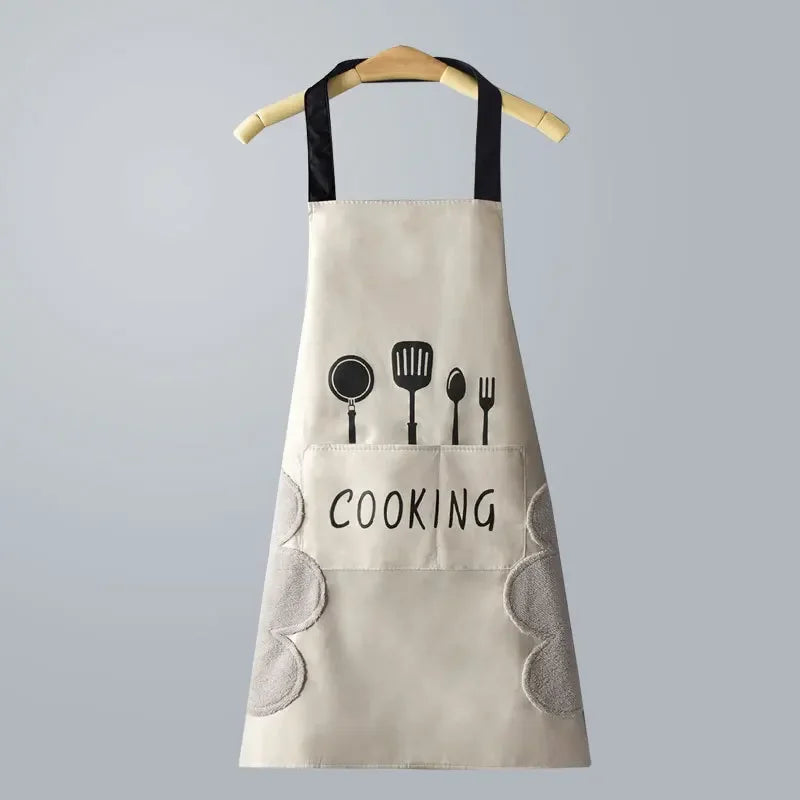 Universal Waterproof Oilproof Sleeveless Cooking Apron for Men and Women Julia M Home & Kitchen