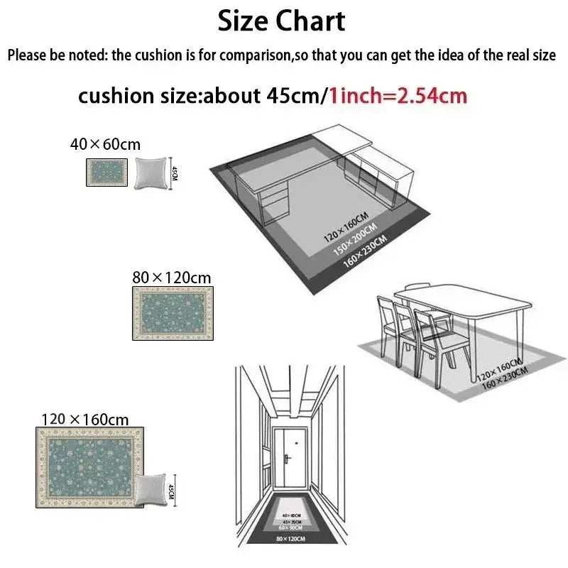 Tie-Dye Plush Carpet - Soft Fluffy Living Room Bedroom Mat