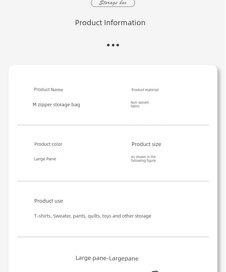 Quilt Organizer Bag Oversized Handy Gadget Moisture-Proof Storage Box - Julia M LifeStyles