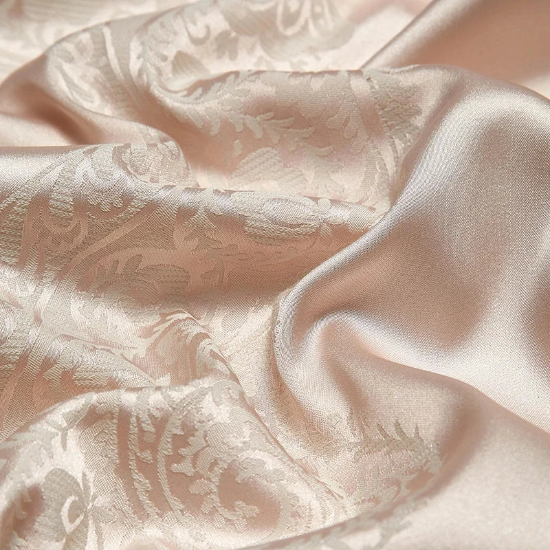 Luxury 4/7Pcs Silky Egyptian Cotton Damask Satin Super King Bedding Set Julia M LifeStyles