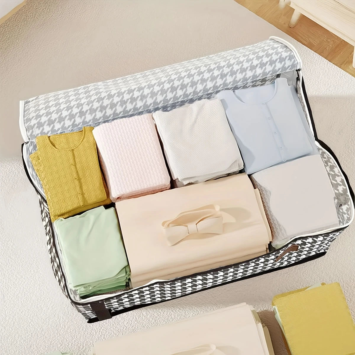 1Pc Thickened Non-Woven Quilt Storage Bag for Household High-Capacity Clothing Clothes Packaging Bag Organizing Luggage Bag - Julia M LifeStyles