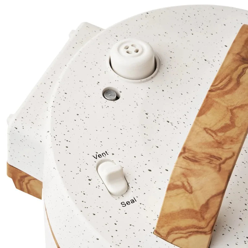 The Pioneer Woman Linen Speckle 6-Quart Pressure Cooker with Touch Control Display Julia M LifeStyles