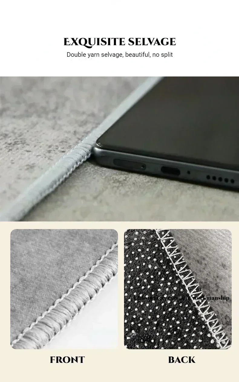 Modern Light Luxury Abstract Rug for Living Room