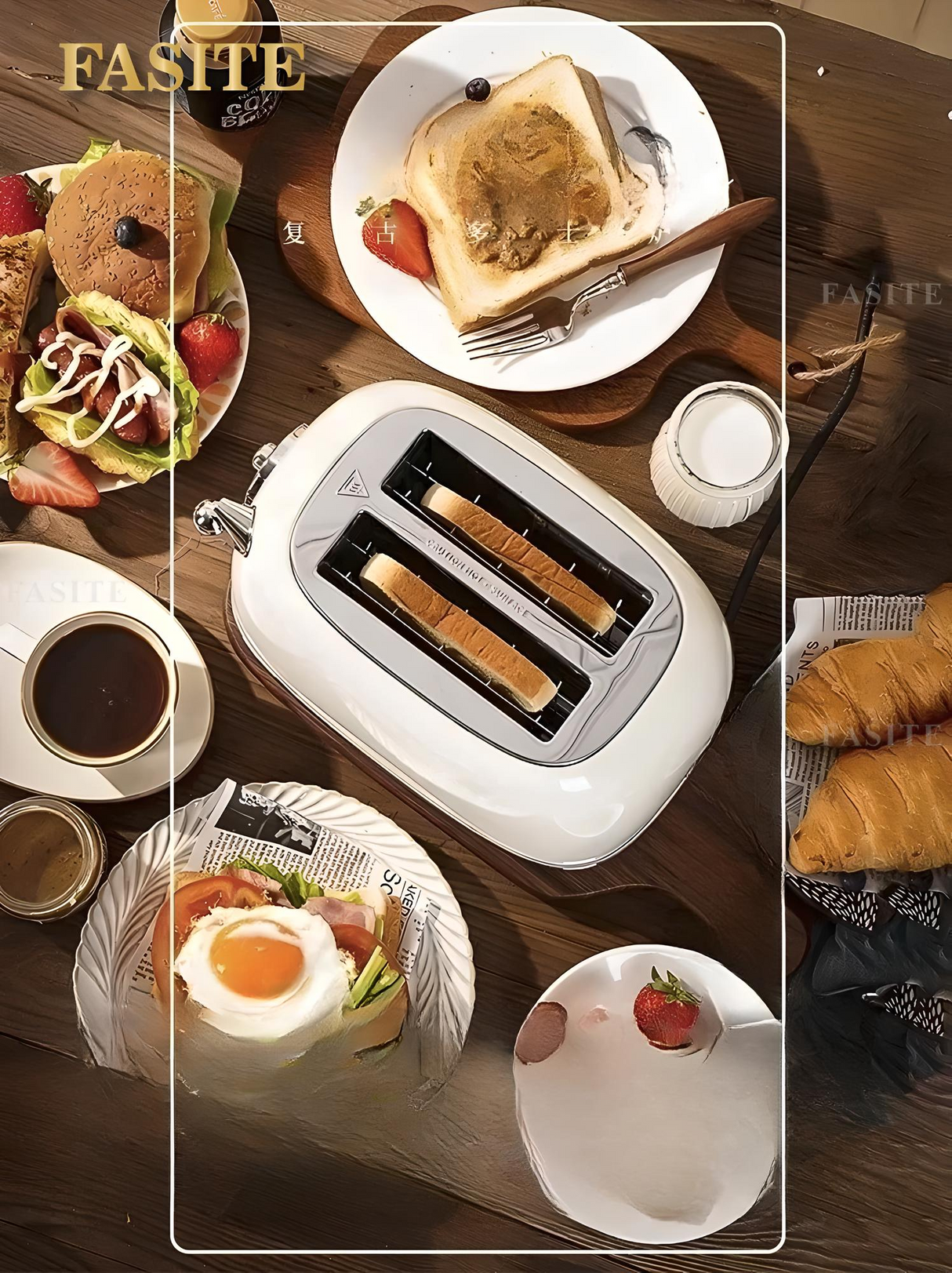 Retro Vintage 2-Slice Toaster & 57oz Hot Tea Kettle Set - Julia M LifeStyles