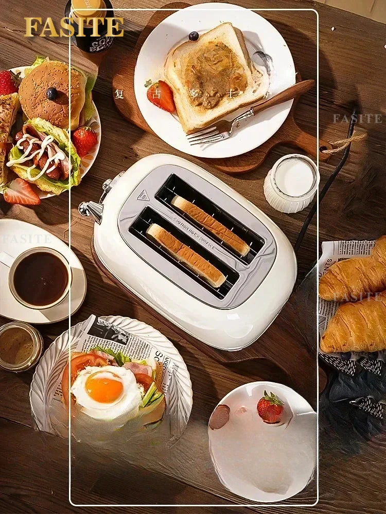 Retro Vintage 2-Slice Toaster & 57oz Hot Tea Kettle Set - Julia M LifeStyles