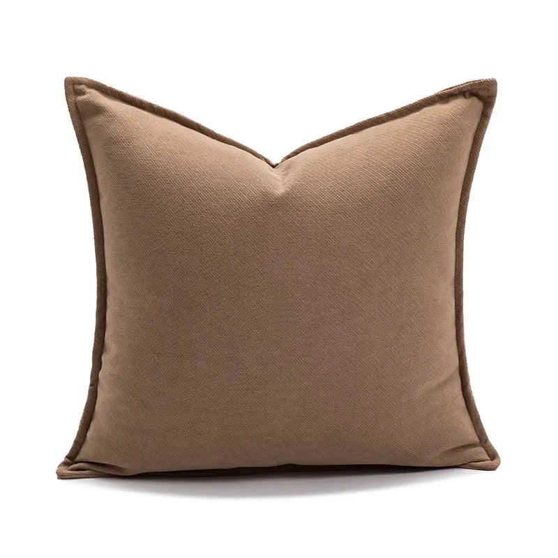 Brown coffee Modern Simplicity Pillow Covers Decorative Nordic Light Luxury Pillow Case 45*45 Jacquard Living Room Pillowslip Julia M Home & Kitchen