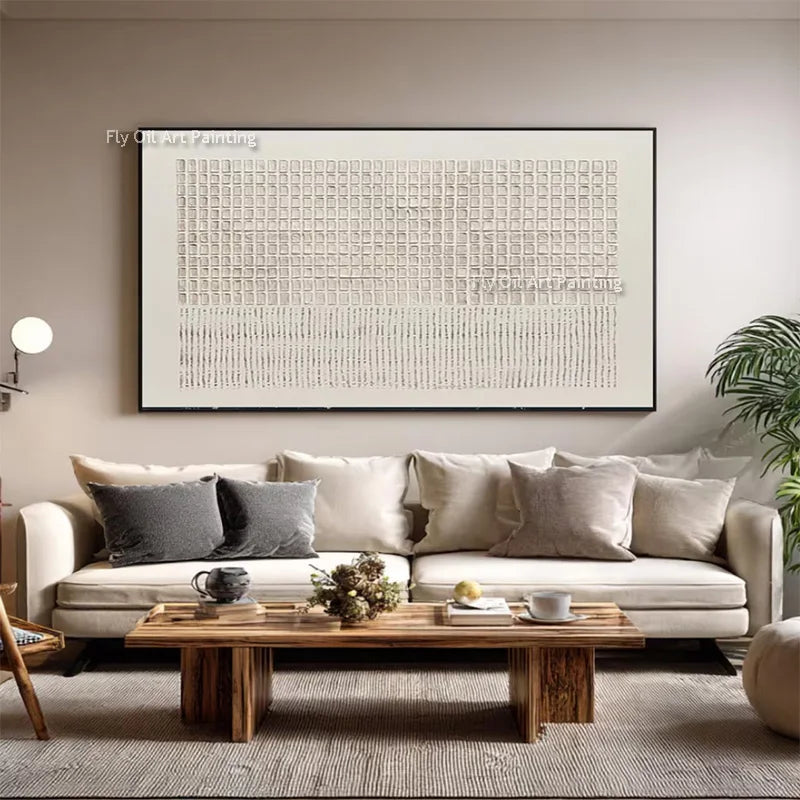 Noir Horizon Textured Canvas | Handmade Palette Knife Abstract Wall Art