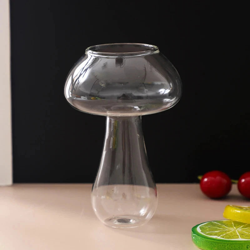 Cute Mushroom Cocktail Glass 260ml Cup For Drinks Beer Creative Clear Wine Glasses Coffee Cups Drinkware Bar Shot Glasses Julia M Home & Kitchen