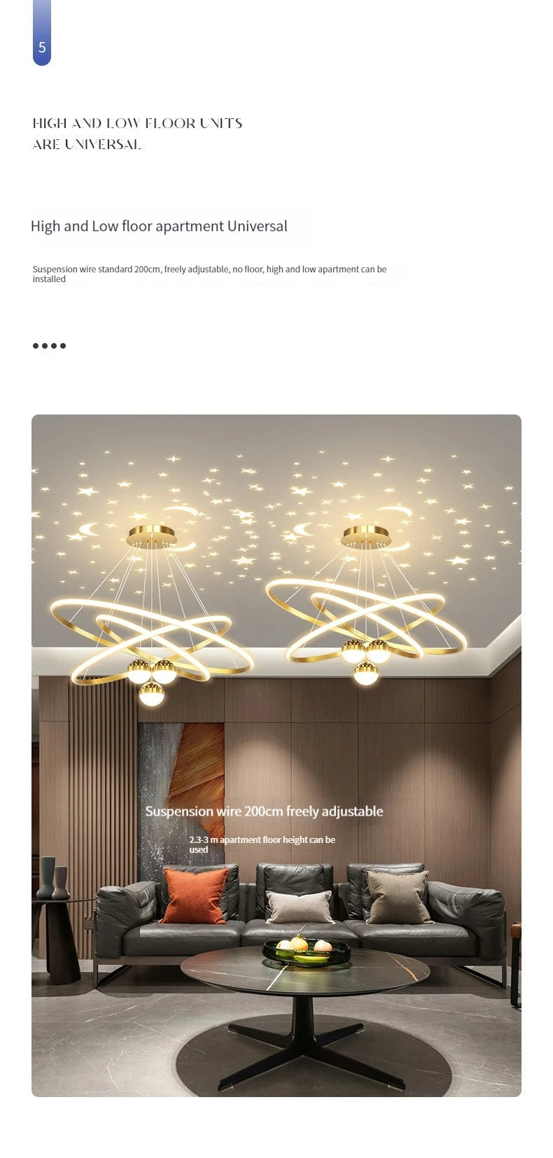 Starry Sky Ceiling Pendant Lamp