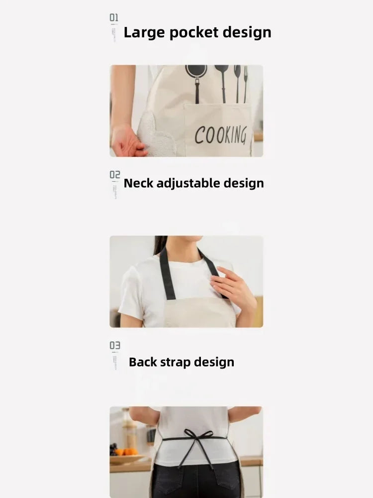 Universal Waterproof Oilproof Sleeveless Cooking Apron for Men and Women Julia M Home & Kitchen