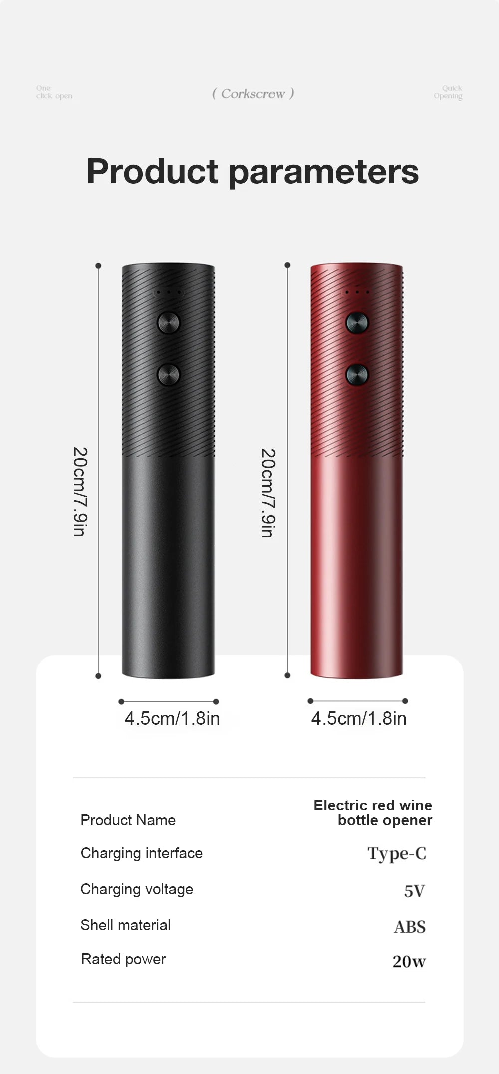 Rechargeable Electric Wine Bottle Opener Set - Julia M LifeStyles