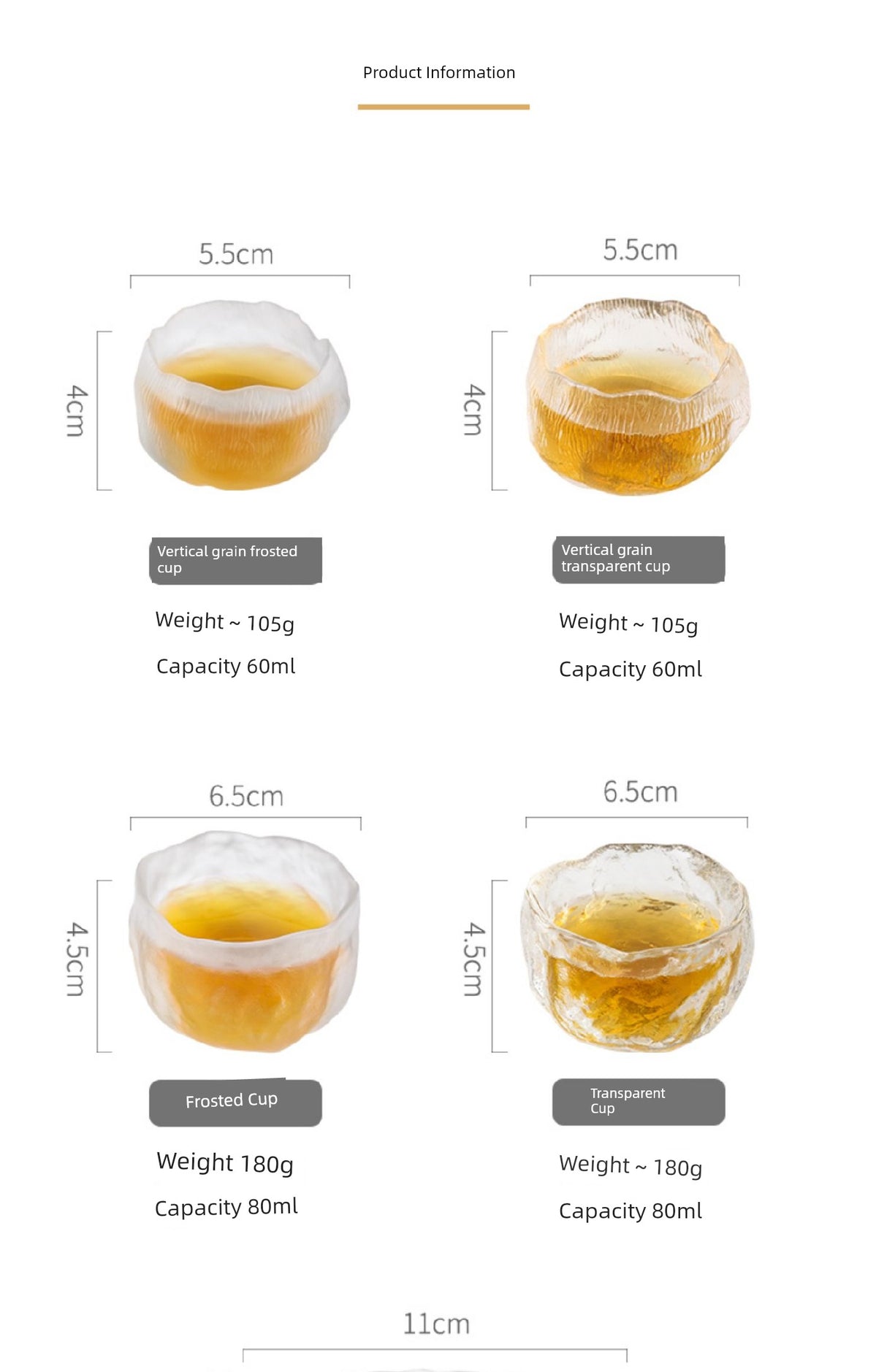 Frosted Japanese Glass Tea Cup – Elegant Single Serve Teacup - Julia M LifeStyles