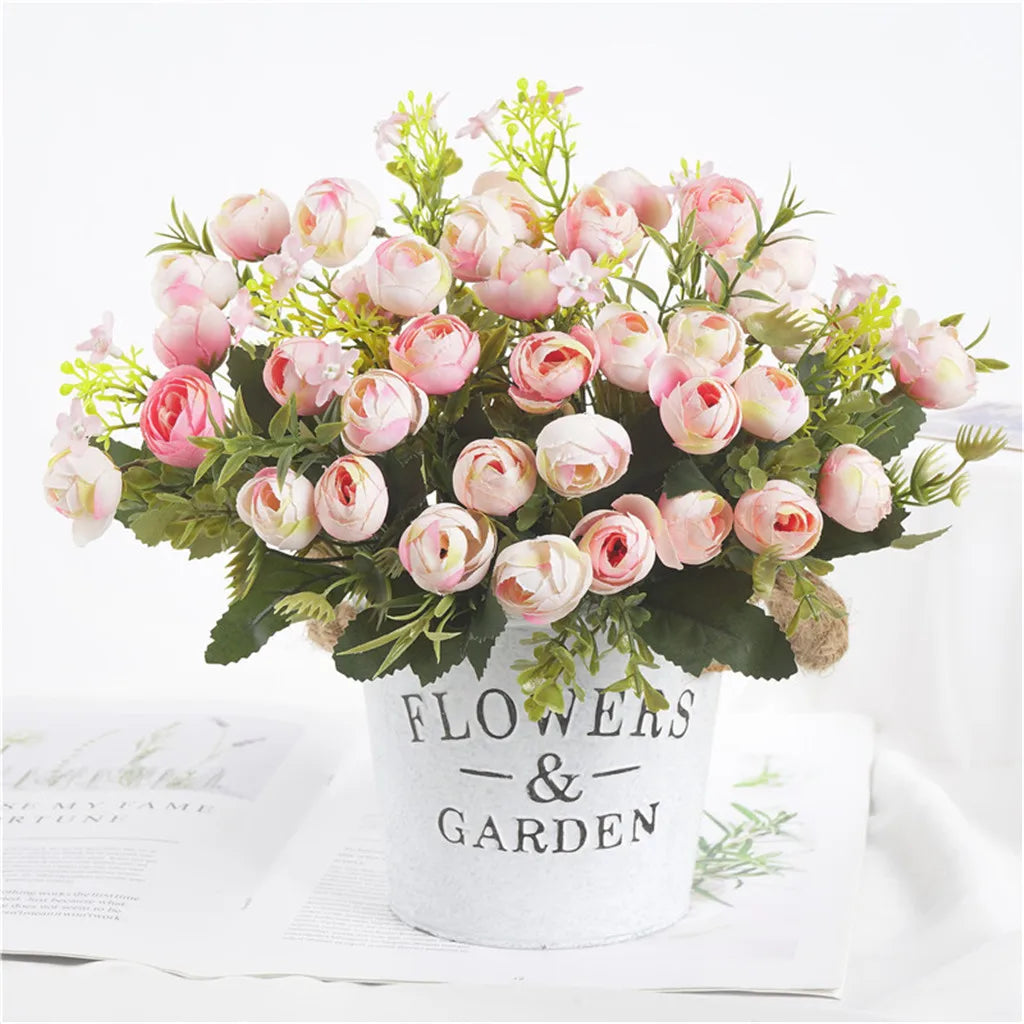 High Quality Silk Rose Bouquet for Home and Wedding Decor - Julia M LifeStyles