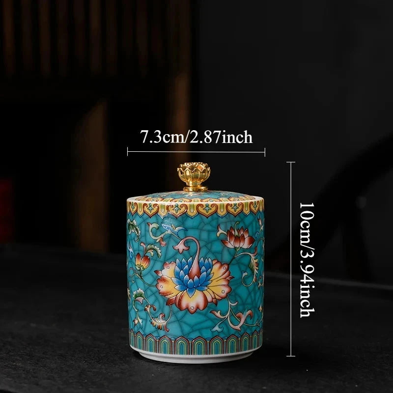 Elegant Ceramic Storage Jar with Lid for Coffee, Tea, and Snacks Julia M LifeStyles