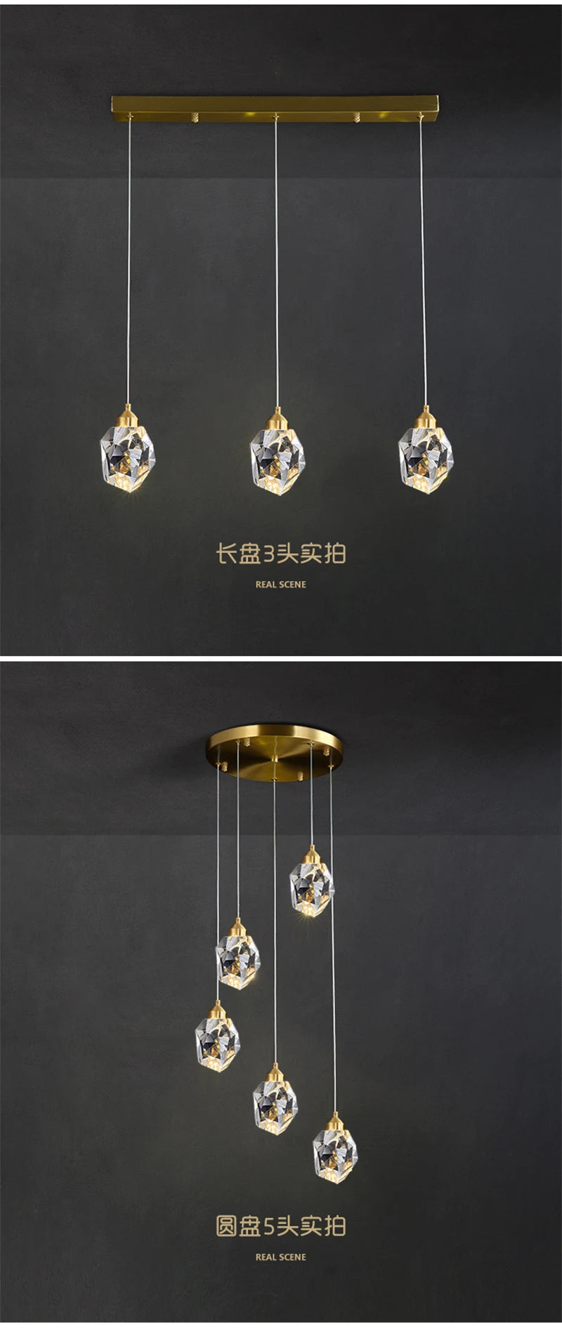Astra Prism™ Crystal Ceiling Chandelier