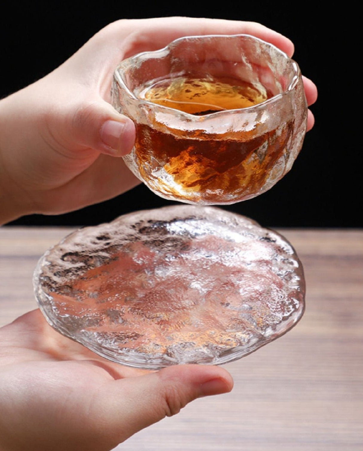 Frosted Japanese Glass Tea Cup – Elegant Single Serve Teacup - Julia M LifeStyles