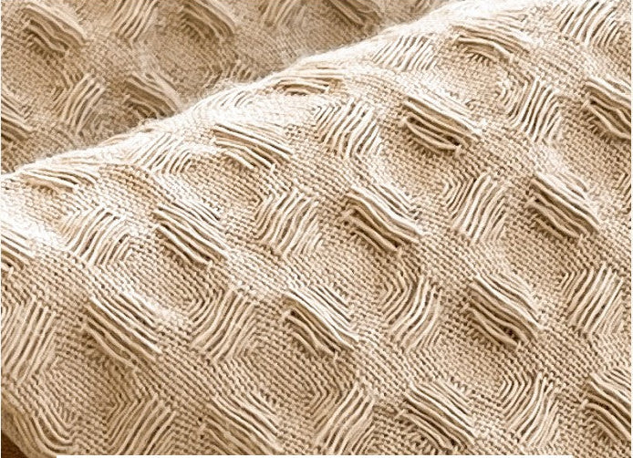 Sumptuous Cotton Waffle Duvet Cover Set – Elegant Autumn & Winter Bedding Julia M LifeStyles