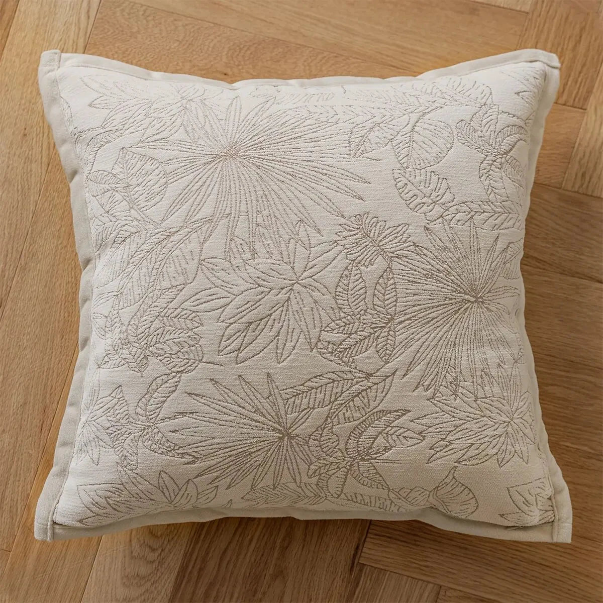 Exquisite Nordic Floral Embroidery French Cream Throw Pillow Cover Julia M LifeStyles