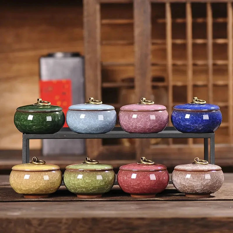 Modern Ceramic Airtight Storage Jar for Tea, Coffee, and Sugar Julia M LifeStyles